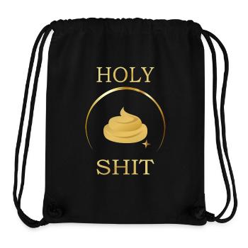Holy Shit - Vers.2 - Stanley/Stella recycelter Gym Bag - Schwarz - Vorne