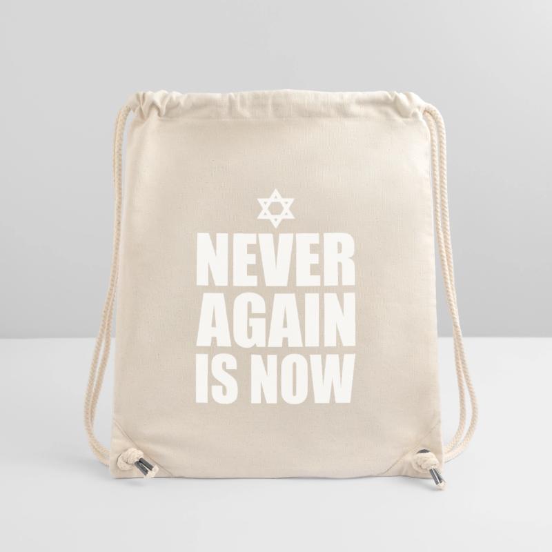 Never again is now Stanley/Stella Recycled Gym Bag