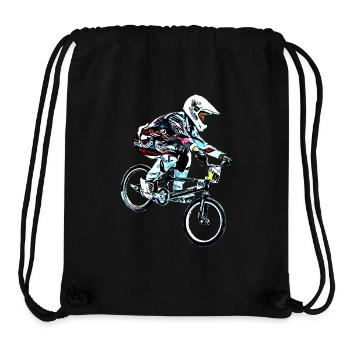 BMX Bicross Rennen Rennen Old School - Stanley/Stella recycelter Gym Bag - Schwarz - Vorne