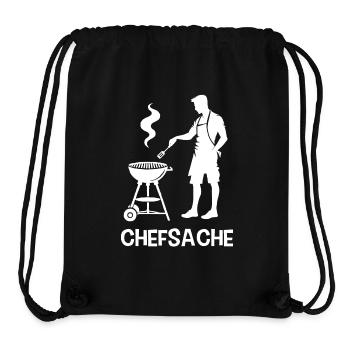 Grillen - Stanley/Stella recycelter Gym Bag - Schwarz - Vorne