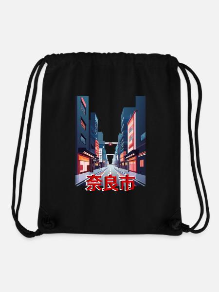Nara Night Pulse - Stanley/Stella recycelter Gym Bag - Schwarz