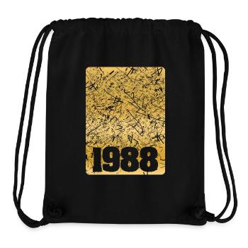 Year 1988 - Stanley/Stella Recycled Gym Bag - black - Front