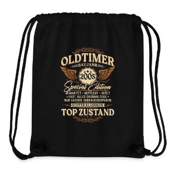 Oldtimer Baujahr 2005 Jahrgang Geburtstag Geschenk - Stanley/Stella recycelter Gym Bag - Schwarz - Vorne