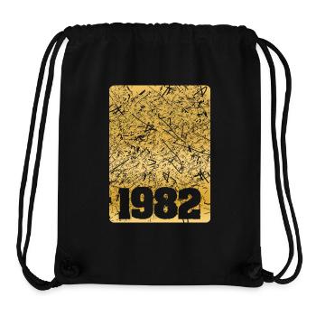 Nummer 1982 - Stanley/Stella recycelter Gym Bag - Schwarz - Vorne