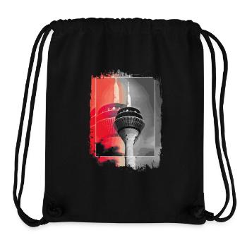 Dusseldorf Skyline TV Tower Germany City - Stanley/Stella Recycled Gym Bag - black - Front