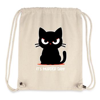 Murder Day (dark) - Stanley/Stella Recycled Gym Bag - natural - Front