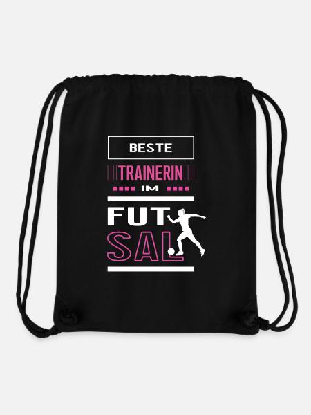 Beste Futsal Trainerin Futsaltrainerin Spiel - Stanley/Stella recycelter Gym Bag - Schwarz
