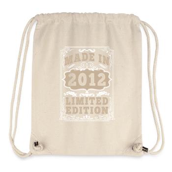 Original 2012 Vintage Vintage Retro Birthday - Sac à cordon recyclé Stanley/Stella - blanc naturel - Devant
