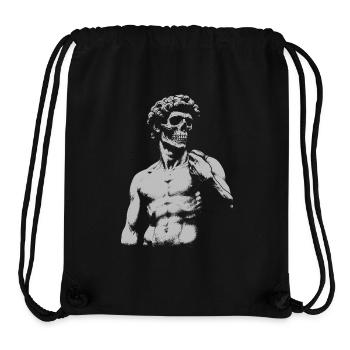 David Michelangelo with skull mask Noir Portrait - Stanley/Stella Recycled Gym Bag - black - Front