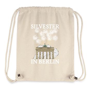 Silvester in Berlin - Stanley/Stella recycelter Gym Bag - Naturweiß - Vorne