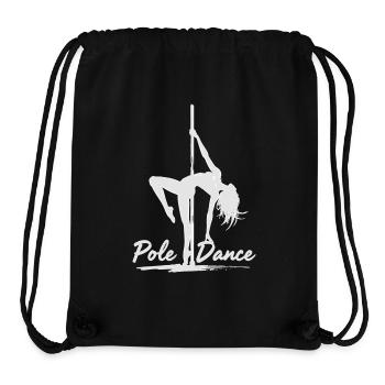 Pole Dance Poledancerin Silhouette Geschenk - Stanley/Stella recycelter Gym Bag - Schwarz - Vorne