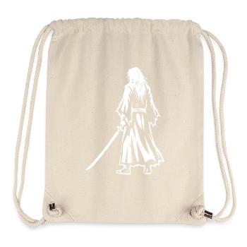 Anime Ronin Schwertkämpfer Rücken - Stanley/Stella recycelter Gym Bag - Naturweiß - Vorne