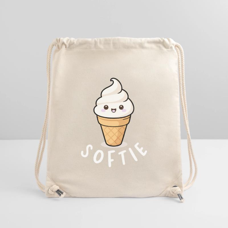 Softie Softeis Liebe Minimal Statement Stanley/Stella recycelter Gym Bag