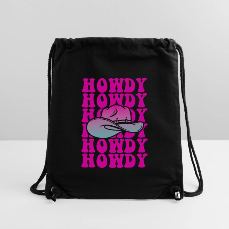 Howdy Pop Hat Gradient Stanley/Stella Recycled Gym Bag
