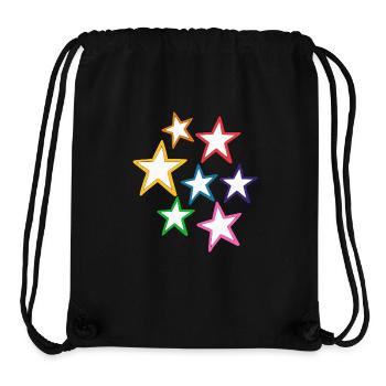 Star - Stanley/Stella Recycled Gym Bag - black - Front