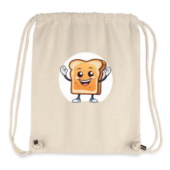 Happy Toast - Stanley/Stella Recycled Gym Bag - natural - Front