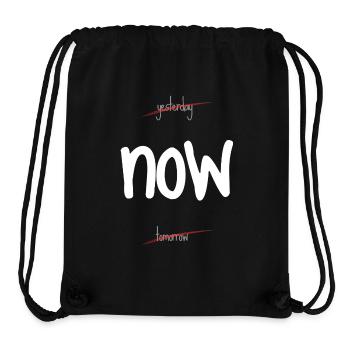 Heute - Stanley/Stella recycelter Gym Bag - Schwarz - Vorne