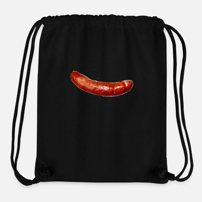 saucisse - Sac à cordon recyclé Stanley/Stella - noir