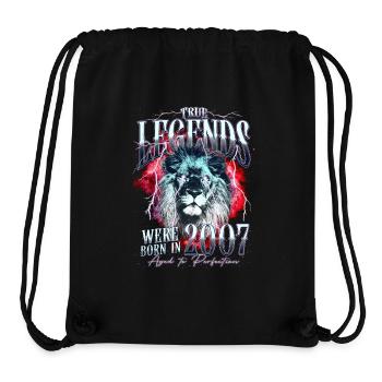 Legenden wurden 2007 geboren - Stanley/Stella recycelter Gym Bag - Schwarz - Vorne
