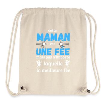 DIESE MUTTER IST EINE FEE - Stanley/Stella recycelter Gym Bag - Naturweiß - Vorne