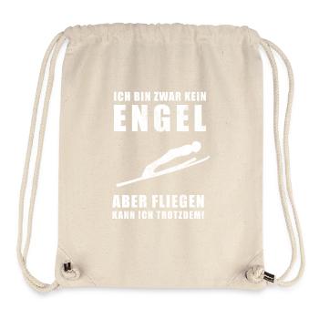 Skispringen | Skispringer | Skisprung | Skifliegen - Stanley/Stella recycelter Gym Bag - Naturweiß - Vorne