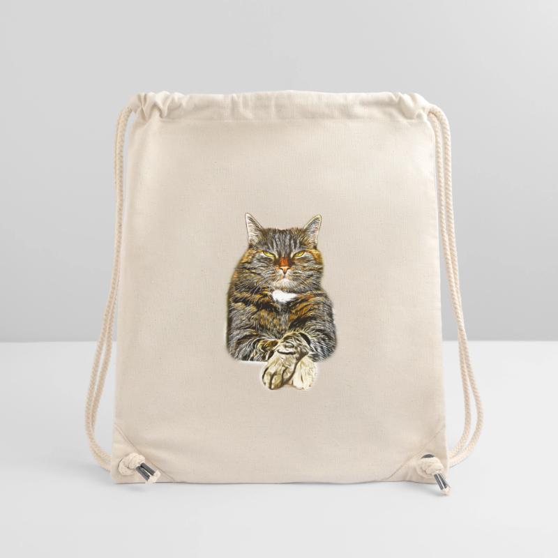 gxp cat cat like a boss vector art Stanley/Stella Recycled Gym Bag