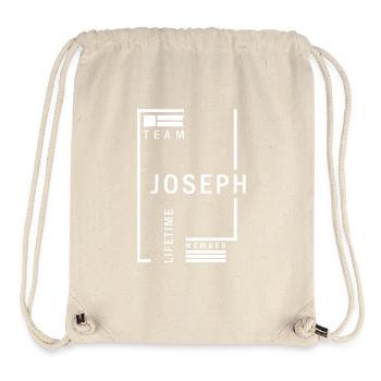 Name Joseph - Stanley/Stella Recycled Gym Bag - natural - Front