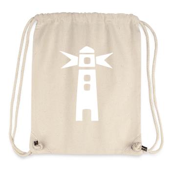 lighthouse - Stanley/Stella Recycled Gym Bag - natural - Front