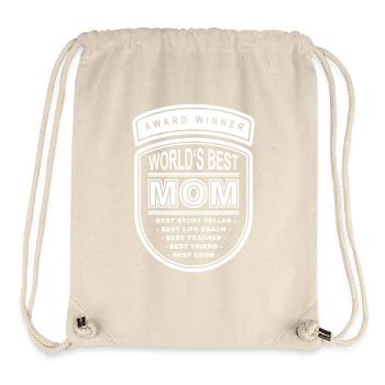 Best Mom in the World - Award Winners - Stanley/Stella Recycled Gym Bag - natural - Front