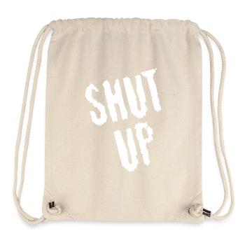 Be quiet! (white) - Stanley/Stella Recycled Gym Bag - natural - Front