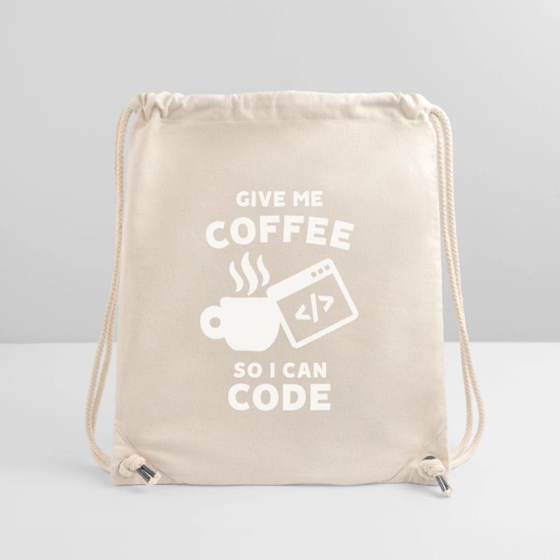 Career Statement Work Coder Make Money Stanley/Stella Recycled Gym Bag