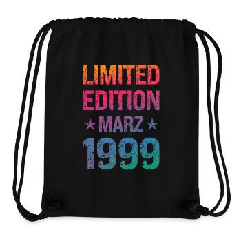 Limited Edition 25 Geburtstag Party Jahrgang 1999 - Stanley/Stella recycelter Gym Bag - Schwarz - Vorne