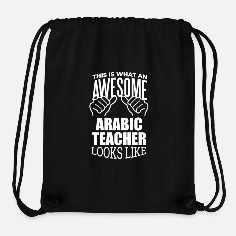 Arabisch - Stanley/Stella recycelter Gym Bag - Schwarz