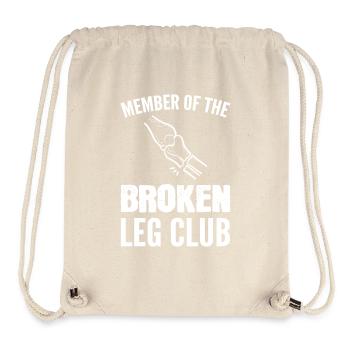 Gebrochenes Bein - Stanley/Stella recycelter Gym Bag - Naturweiß - Vorne