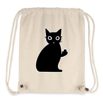 Katzenficken - Stanley/Stella recycelter Gym Bag - Naturweiß - Vorne