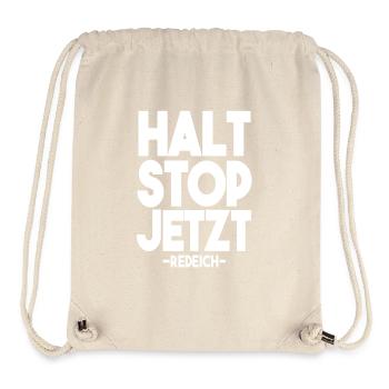 Stop now - Stanley/Stella Recycled Gym Bag - natural - Front