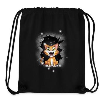 Cat Cats Kitten Mystical - Stanley/Stella Recycled Gym Bag - black - Front