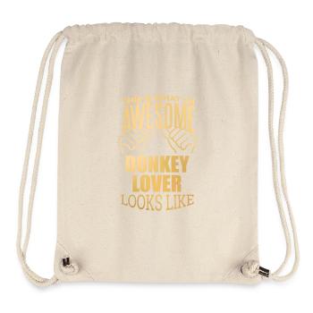 Esel - Stanley/Stella recycelter Gym Bag - Naturweiß - Vorne