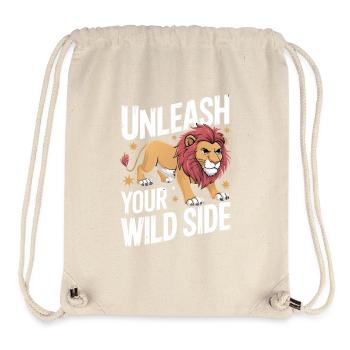 Lion Lion Animal Africa - Stanley/Stella Recycled Gym Bag - natural - Front