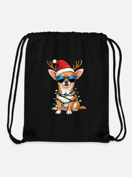 Christmas Chihuahua - Stanley/Stella recycelter Gym Bag - Schwarz