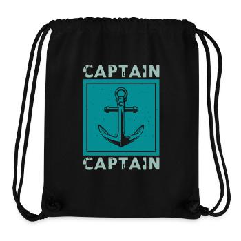 Schiffanker Anker Nordsee Spruch Geschenk See - Stanley/Stella recycelter Gym Bag - Schwarz - Vorne