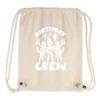 Birthday Party Crew - Stanley/Stella Recycled Gym Bag - natural - Front