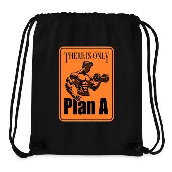 Only Plan A - Stanley/Stella Recycled Gym Bag - black - Front