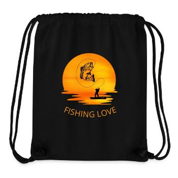 Fish Attack - Stanley/Stella Recycled Gym Bag - black - Front