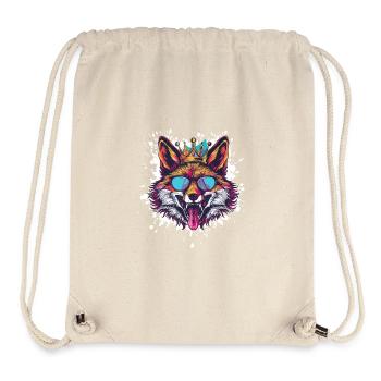 Renard drôle - Sac à cordon recyclé Stanley/Stella - blanc naturel - Devant