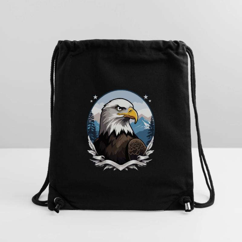 Bald eagle Stanley/Stella Recycled Gym Bag