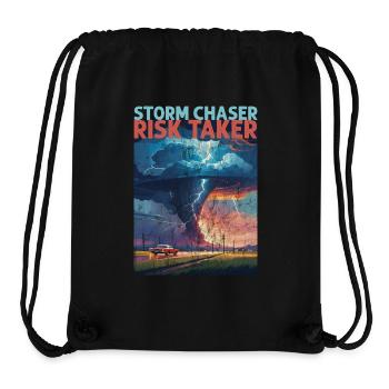 T-Shirt CHASSEUR DE TEMPÊTE - Sac à cordon recyclé Stanley/Stella - noir - Devant