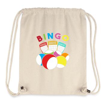 Bingo - Sac à cordon recyclé Stanley/Stella - blanc naturel - Devant