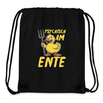 Psychisch Am Ente - Stanley/Stella recycelter Gym Bag - Schwarz - Vorne