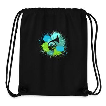 Hornist Waldhorn - Stanley/Stella recycelter Gym Bag - Schwarz - Vorne